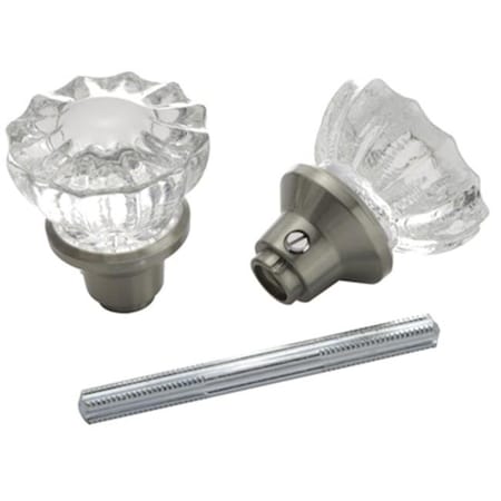 Belwith Products 1140-SN 2 Pack Knob Glass & Spindle